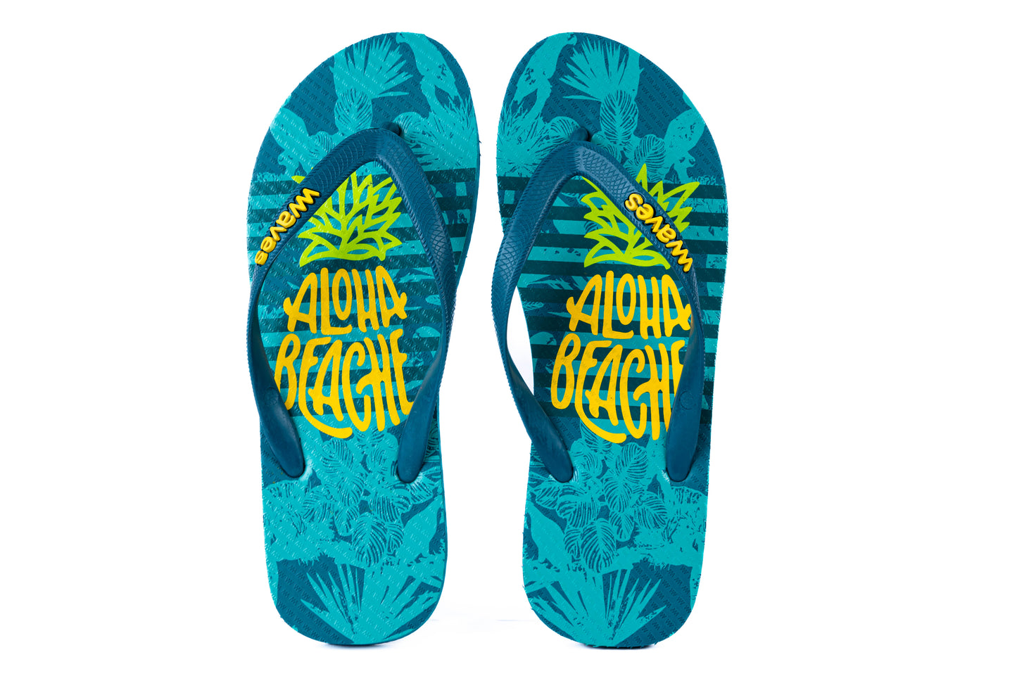 Top Deep teal Printed (Men)