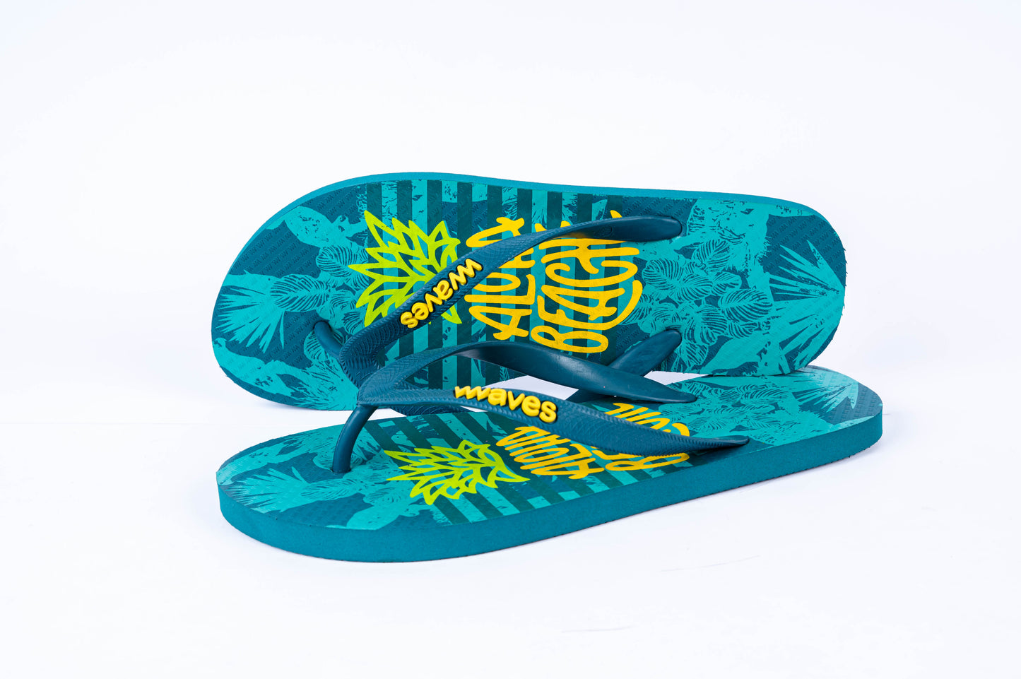 Top Deep teal Printed (Men)