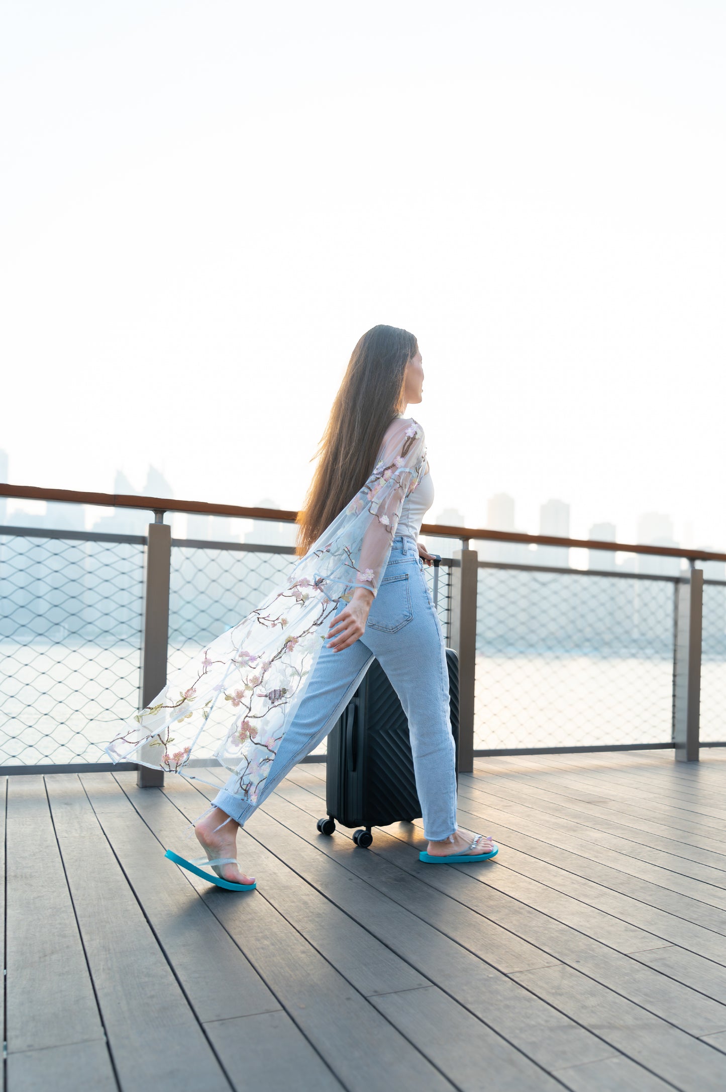 Effortlessly Chic Beach Cover-Up (Multi-Color)