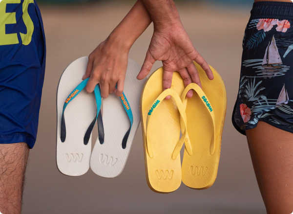 Original Navy flipflops Men Waves fashion store