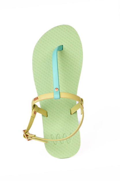 Strappy mint sandal