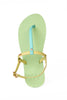 Strappy mint sandal